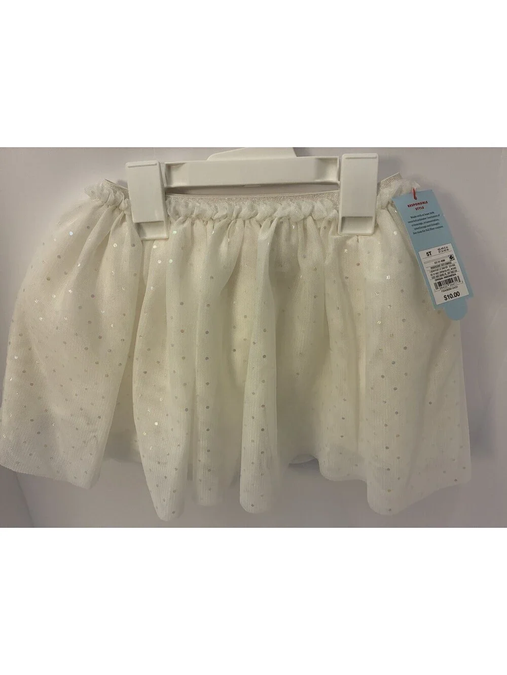 Skirt Girls Cat & Jack Iridescant Polkadot 5T